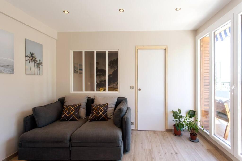 Apartament L36 Sea View Terrace 10Min Walking To Sea/Parking & Ac Nicea Zewnętrze zdjęcie