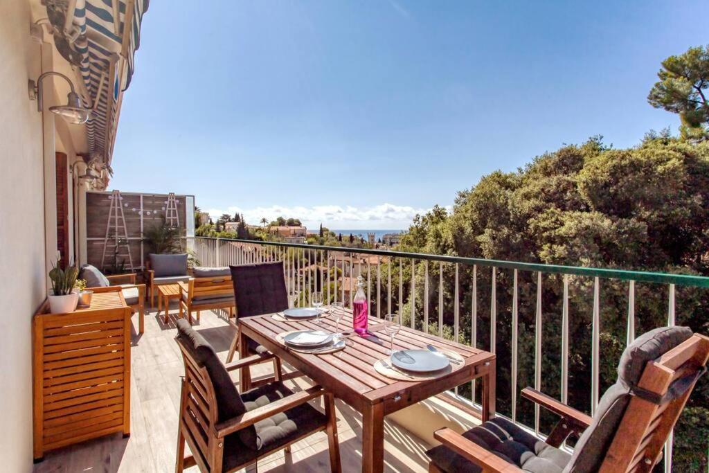 Apartament L36 Sea View Terrace 10Min Walking To Sea/Parking & Ac Nicea Zewnętrze zdjęcie
